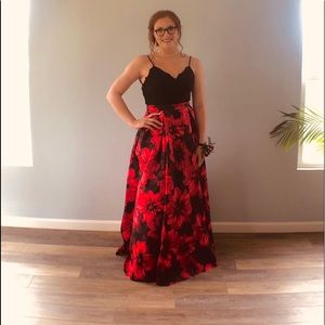Floral prom dress